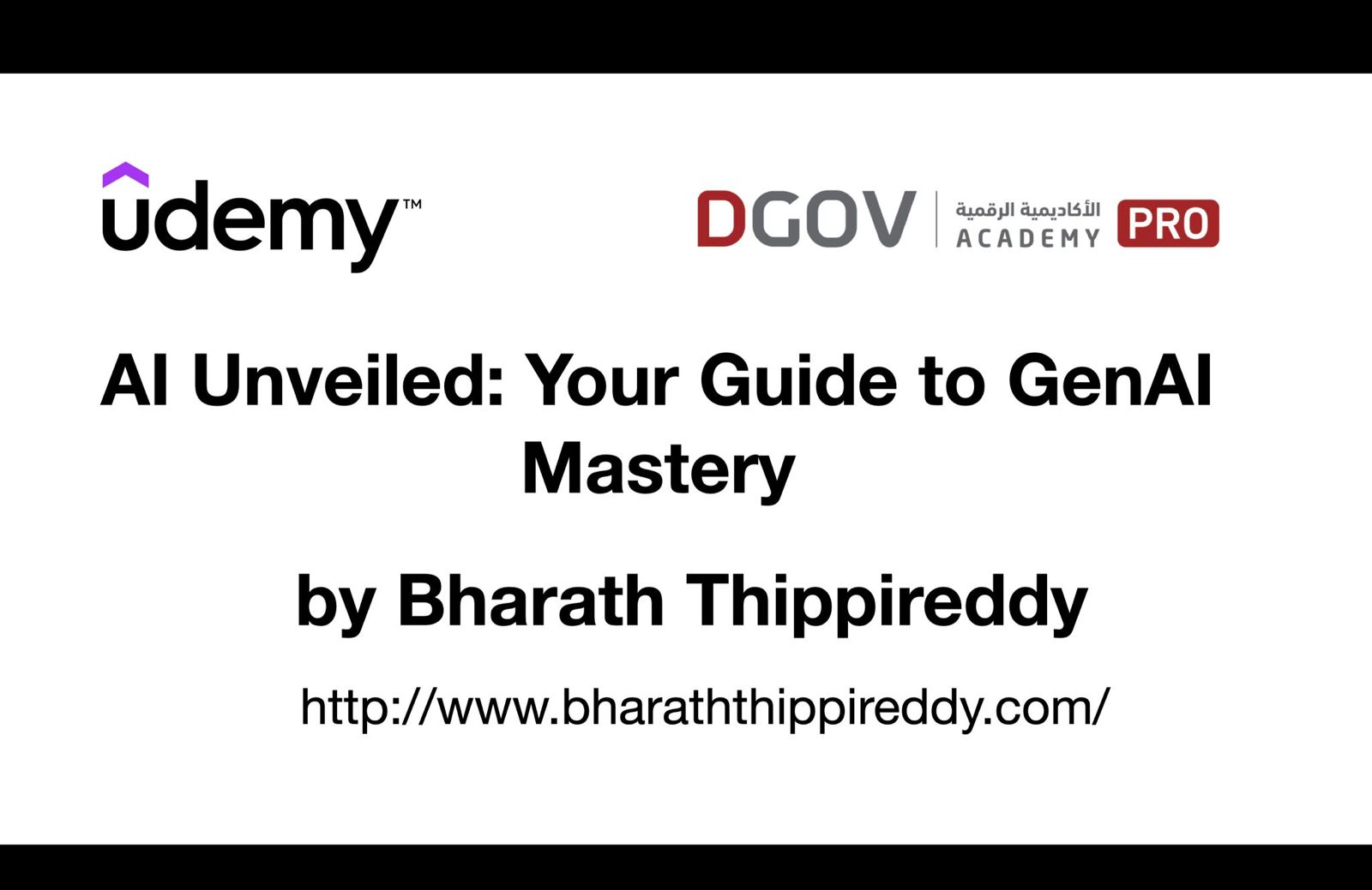 TDRA UAE GenAI Session